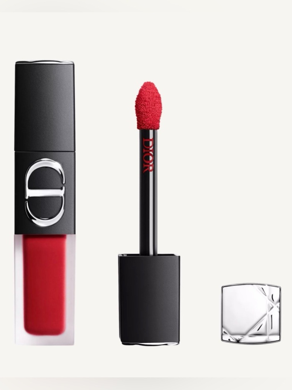 Dior Rouge On Stage Ink Blur Matte Liquid Lipstick Bright Red - #999 Blur Matte